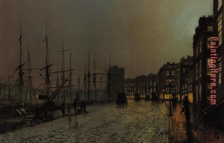 John Atkinson Grimshaw Shipping on The Clyde